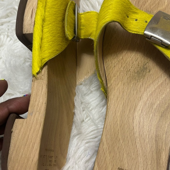 FENDI OPEN TOE CLOGS 37 - Picture 5 of 6